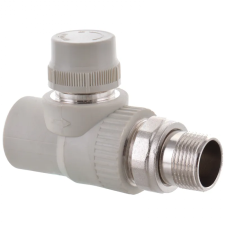 Кран термостатический K0-152-PRO/PPR/25x3/4"/прямой (KP0193)